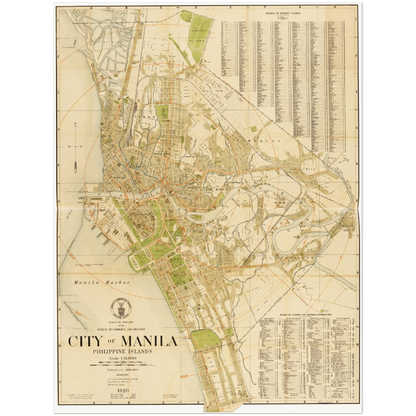 Historical city map  Test product horizontal 3 sizes