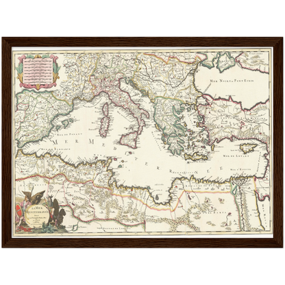 Historical city map  Test product horizontal 3 sizes