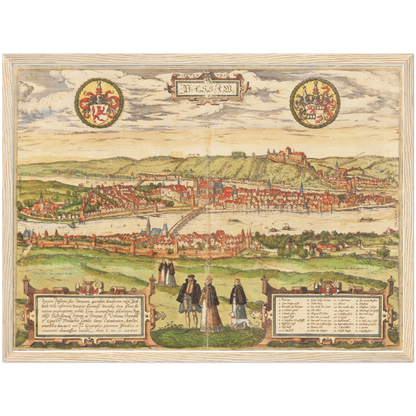 Historical city map  Test product horizontal 3 sizes