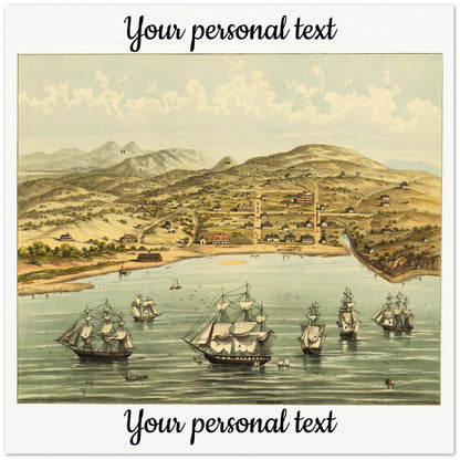 Personalisierte historische amerikanische Stadtansichten