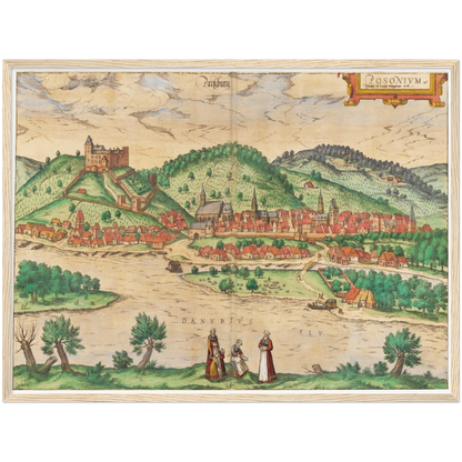 Historical city map  Test product horizontal 3 sizes