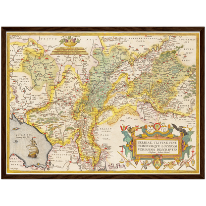 Historical city map  Test product horizontal 3 sizes