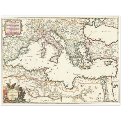 Historical city map  Test product horizontal 3 sizes