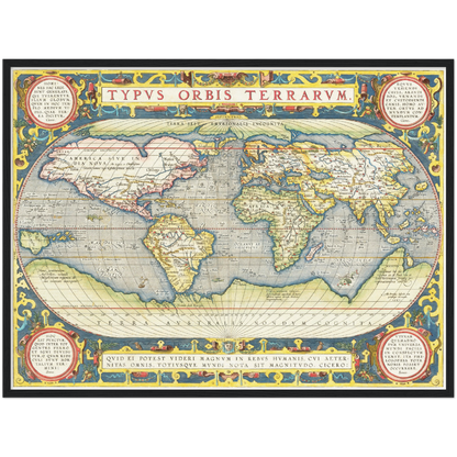 Historical city map  Test product horizontal 3 sizes