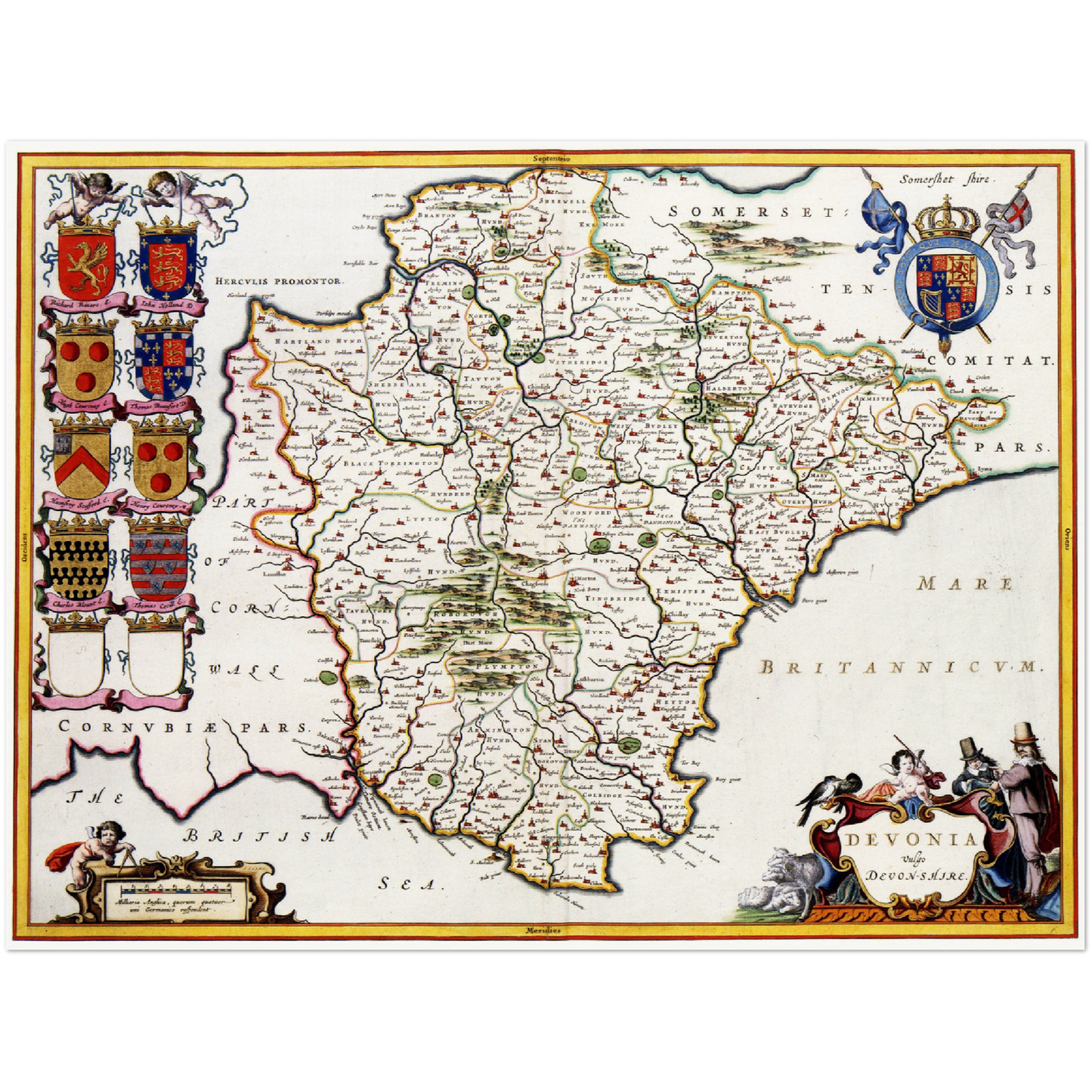 Historical city map  Test product horizontal 3 sizes