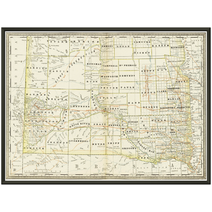 Historical city map  Test product horizontal 3 sizes