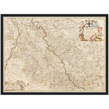 Historical city map  Test product horizontal 3 sizes