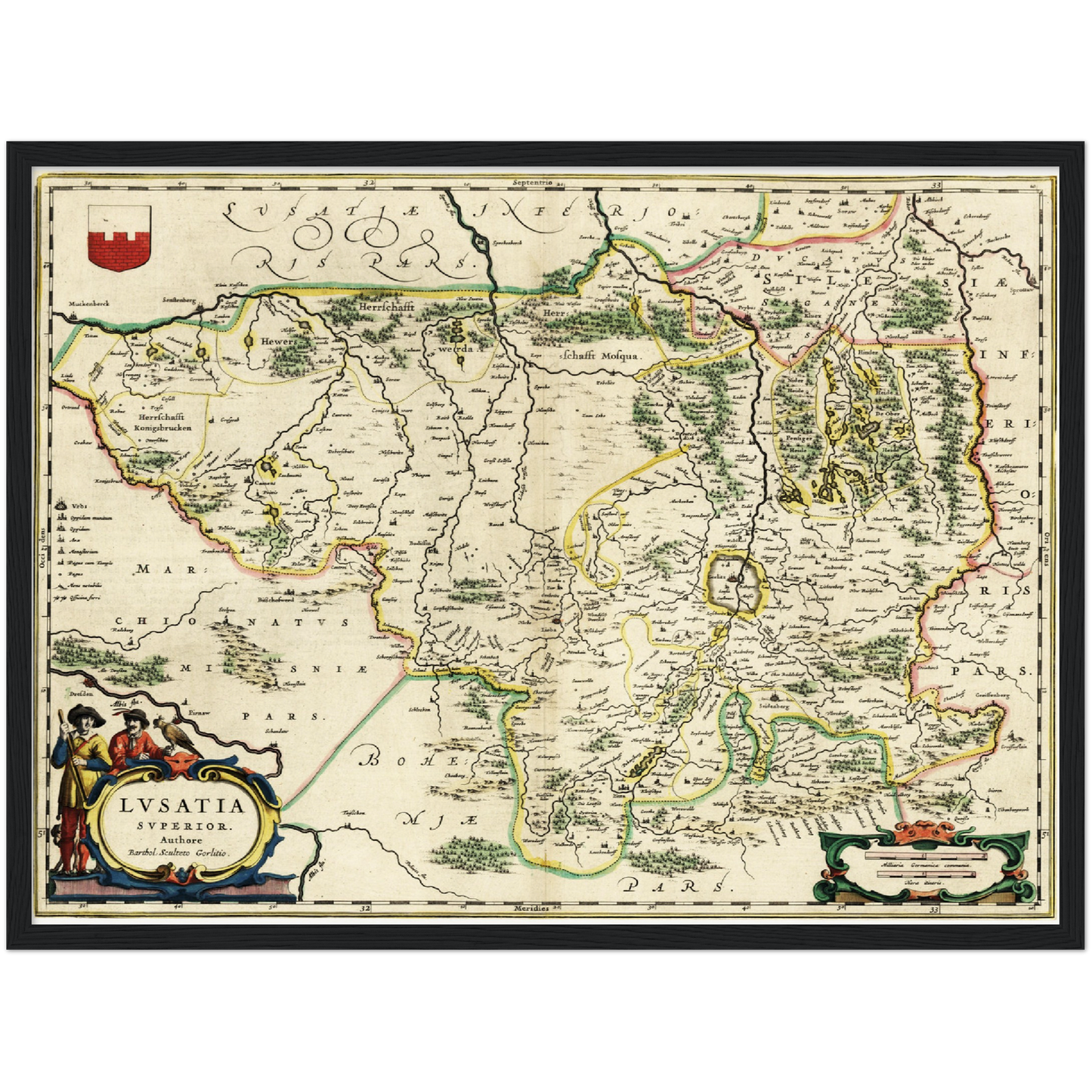 Historical city map  Test product horizontal 3 sizes