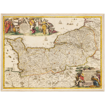 Historical city map  Test product horizontal 3 sizes