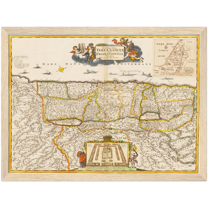 Historical city map  Test product horizontal 3 sizes