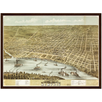 Historical city map  Test product horizontal 3 sizes