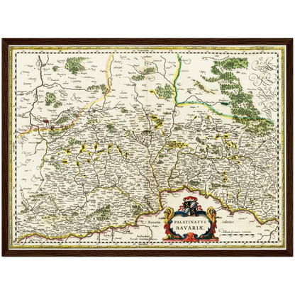 Historical city map  Test product horizontal 3 sizes