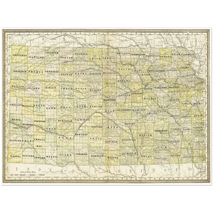 Historical city map  Test product horizontal 3 sizes