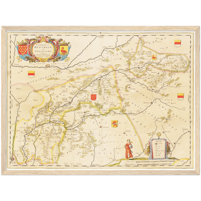 Historical city map  Test product horizontal 3 sizes