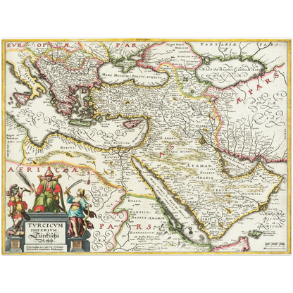 Historical city map  Test product horizontal 3 sizes