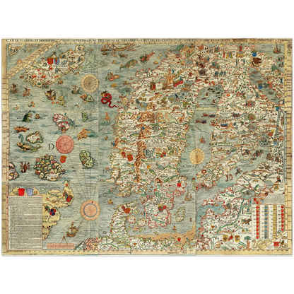 Historical city map  Test product horizontal 3 sizes