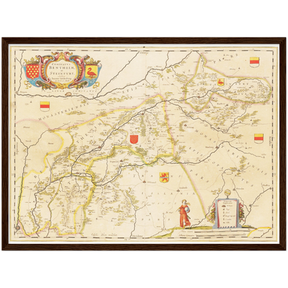 Historical city map  Test product horizontal 3 sizes