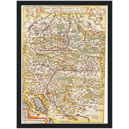 Historical city map  Test product horizontal 3 sizes