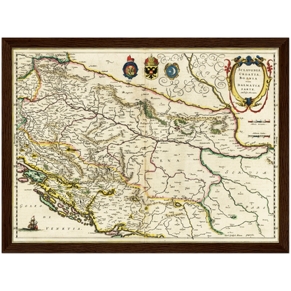 Historical city map  Test product horizontal 3 sizes