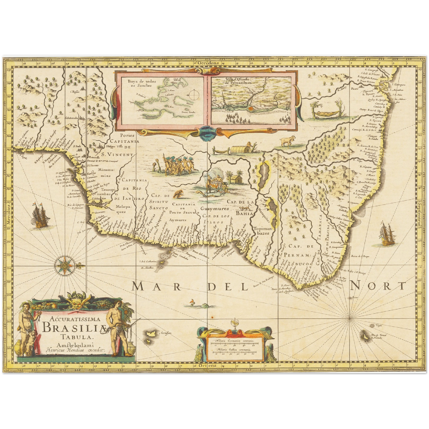 Brasilien um 1638
