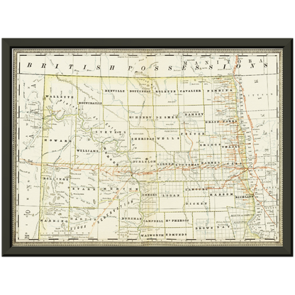 Historical city map  Test product horizontal 3 sizes