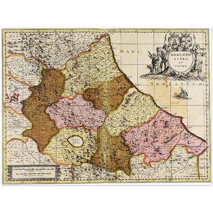 Historical city map  Test product horizontal 3 sizes