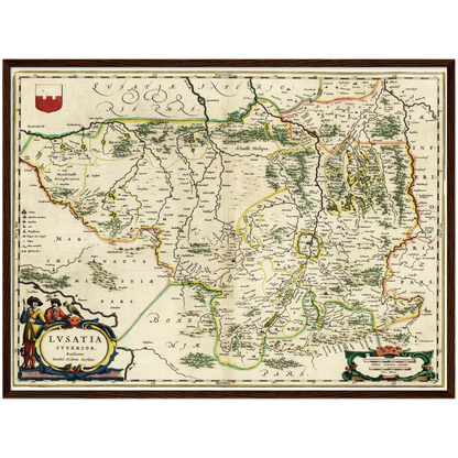 Historical city map  Test product horizontal 3 sizes