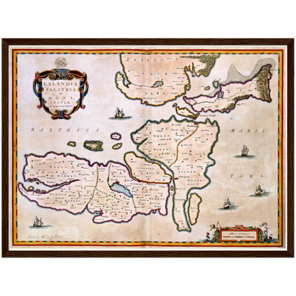 Historical city map  Test product horizontal 3 sizes