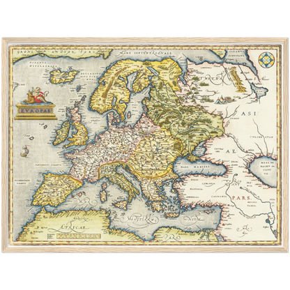 Historical city map  Test product horizontal 3 sizes