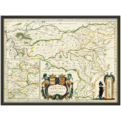 Historical city map  Test product horizontal 3 sizes