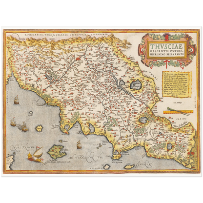 Historical city map  Test product horizontal 3 sizes