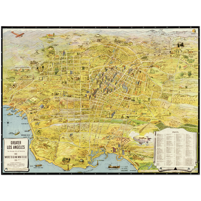 Historical city map  Test product horizontal 3 sizes
