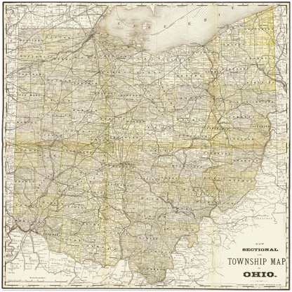 Historical city map  Test product horizontal 3 sizes