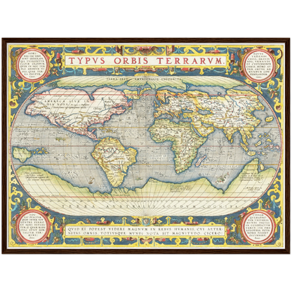 Historical city map  Test product horizontal 3 sizes