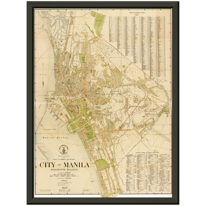 Historical city map  Test product horizontal 3 sizes