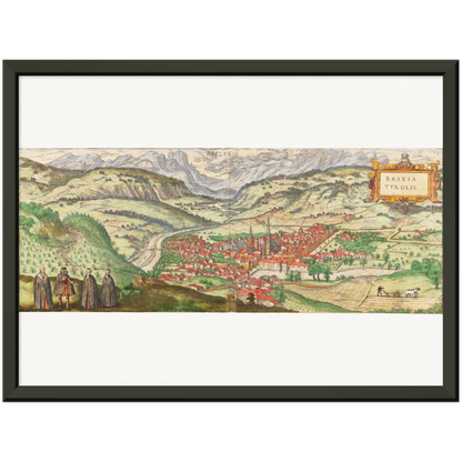 Historical city map  Test product horizontal 3 sizes