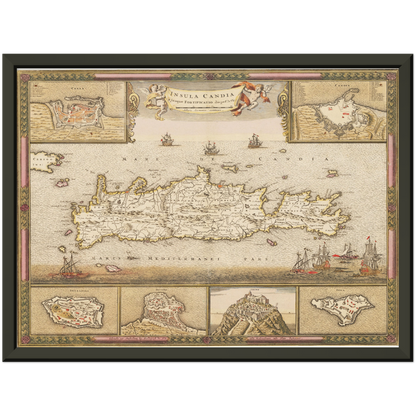 Historical city map  Test product horizontal 3 sizes