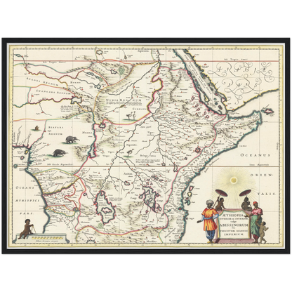 Historical city map  Test product horizontal 3 sizes