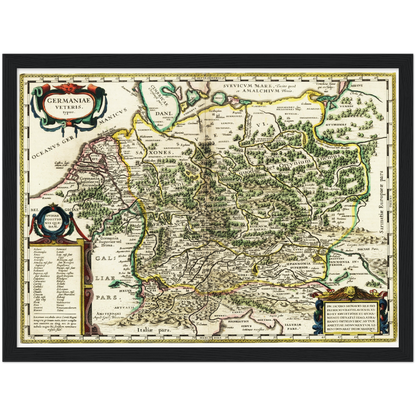 Historical city map  Test product horizontal 3 sizes