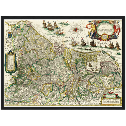 Historical city map  Test product horizontal 3 sizes