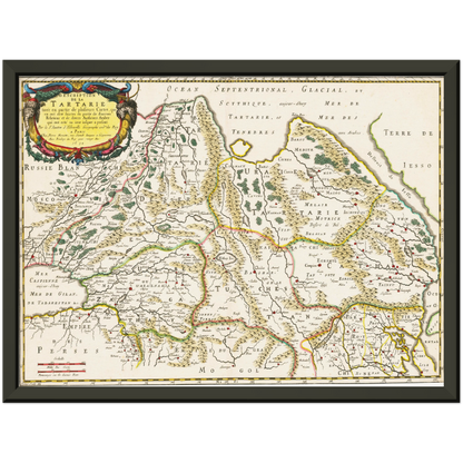 Historical city map  Test product horizontal 3 sizes