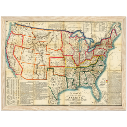 Historical city map  Test product horizontal 3 sizes