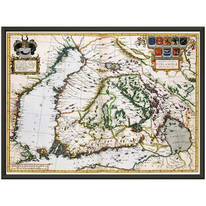 Historical city map  Test product horizontal 3 sizes