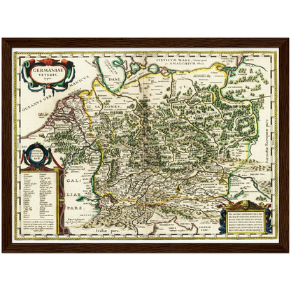 Historical city map  Test product horizontal 3 sizes