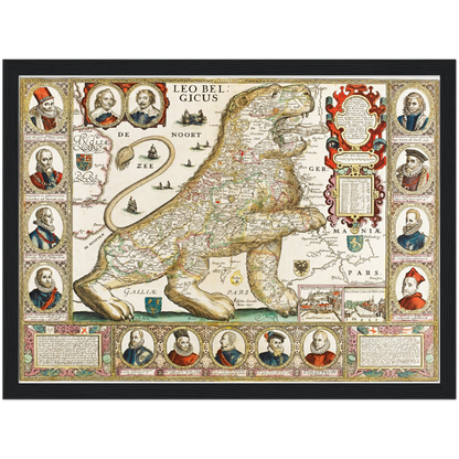 Historical city map  Test product horizontal 3 sizes