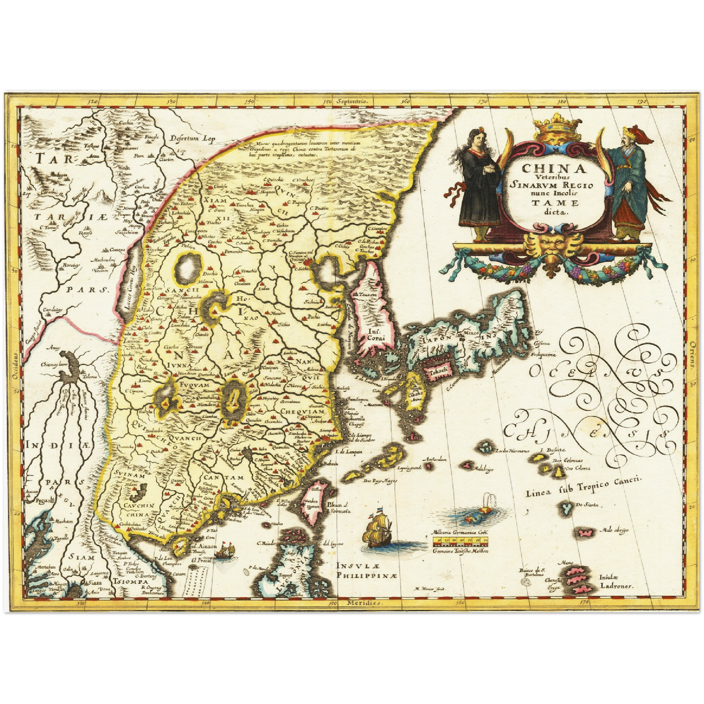 Historical city map  Test product horizontal 3 sizes