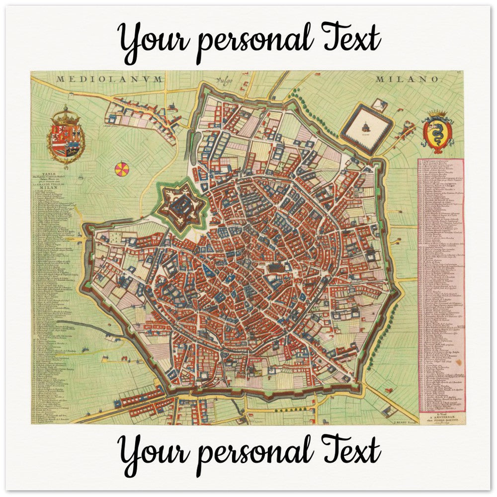 Personalisierte historische europäische Stadtansichten