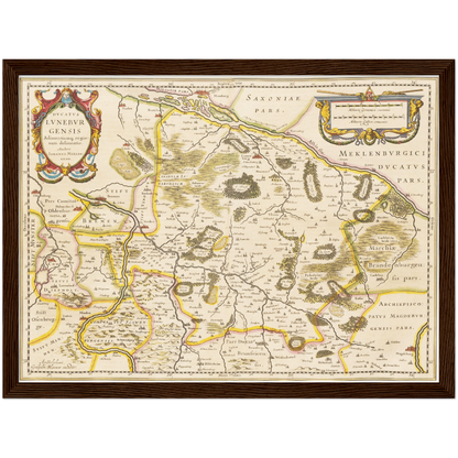 Historical city map  Test product horizontal 3 sizes