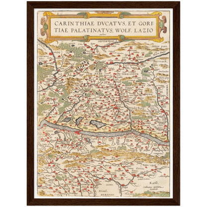 Historical city map  Test product horizontal 3 sizes