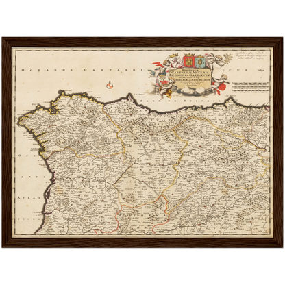 Historical city map  Test product horizontal 3 sizes